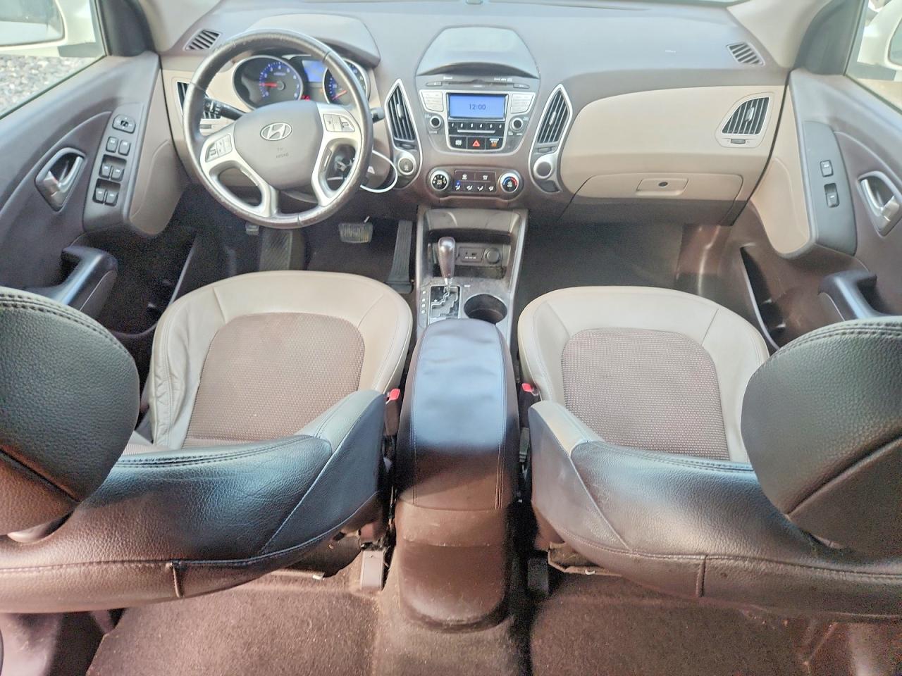 2012 Hyundai Tucson Gls White vin: KM8JU3AC2CU505890