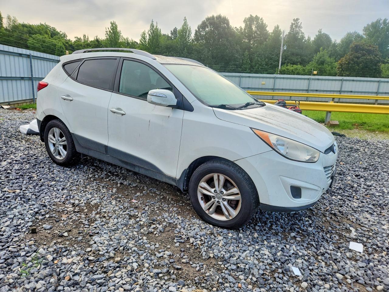 2012 Hyundai Tucson Gls White vin: KM8JU3AC2CU505890