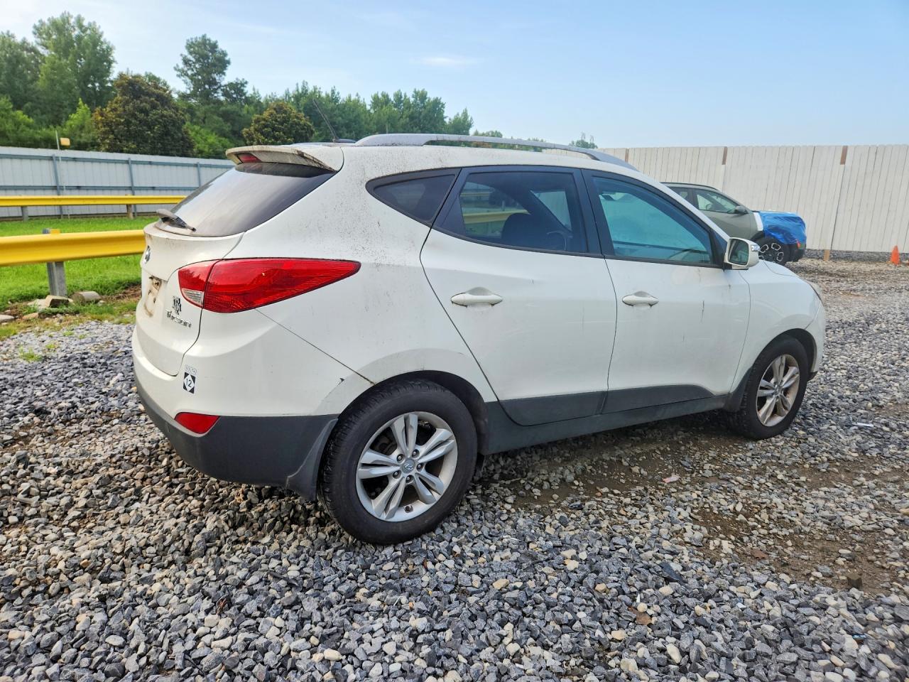 2012 Hyundai Tucson Gls White vin: KM8JU3AC2CU505890