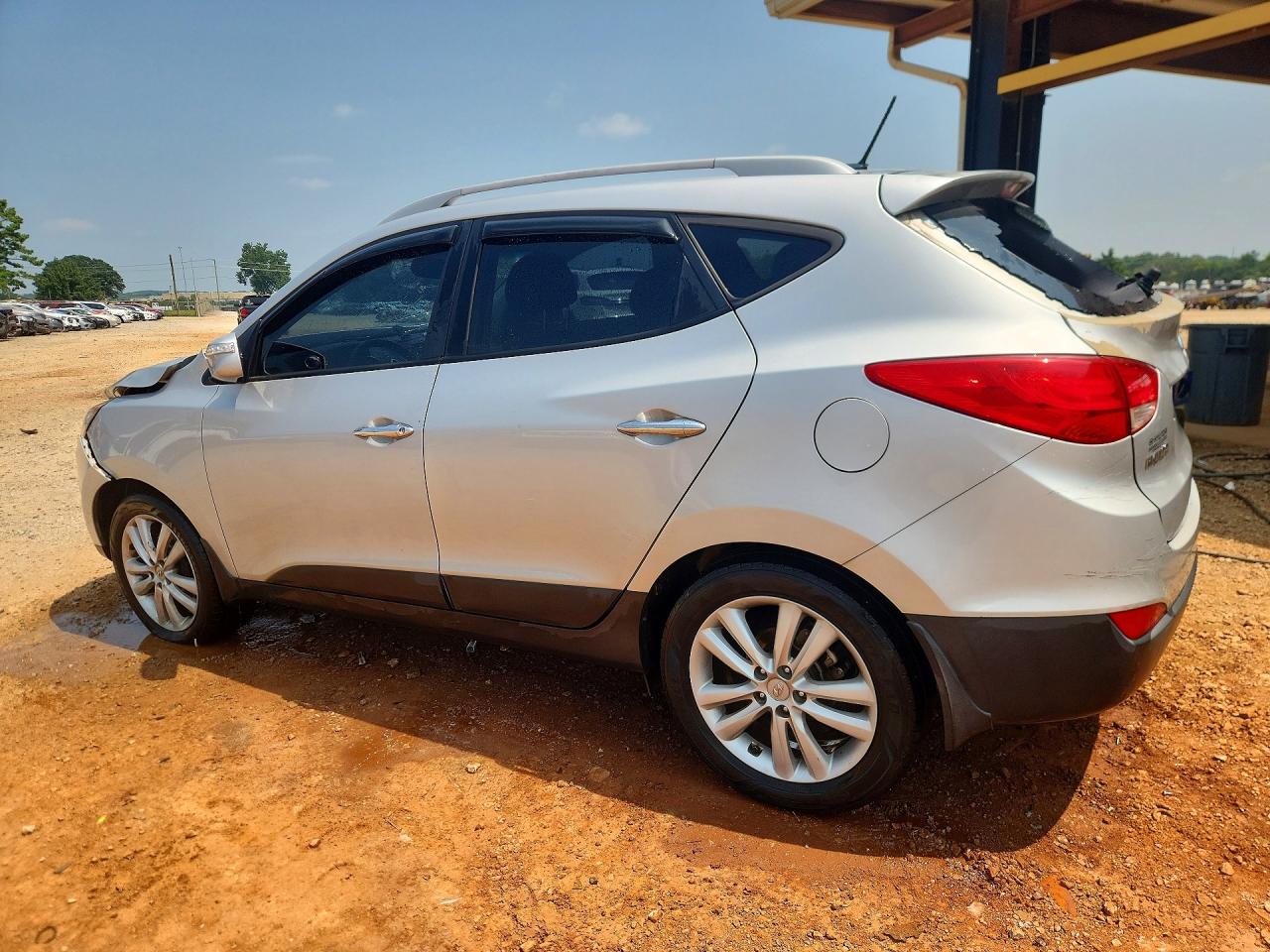 2012 Hyundai Tucson Limited Silver vin: KM8JU3AC2CU511821