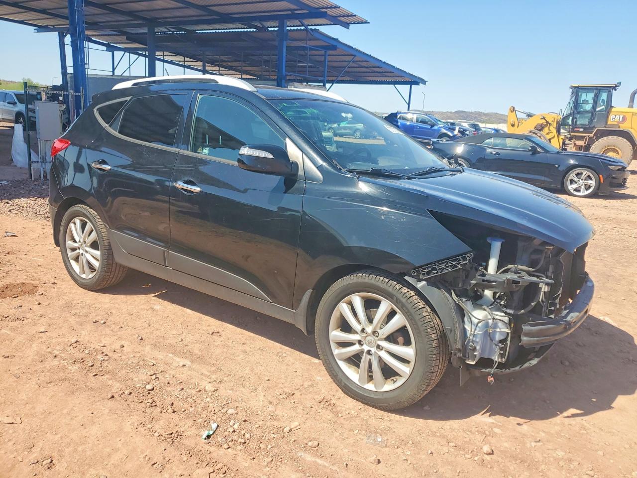2012 Hyundai Tucson Limited Black vin: KM8JU3AC2CU512614