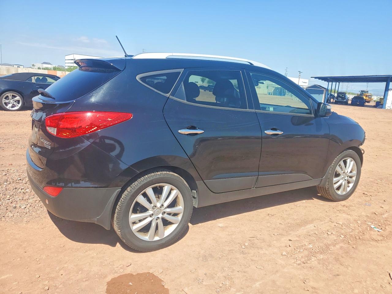 2012 Hyundai Tucson Limited Black vin: KM8JU3AC2CU512614