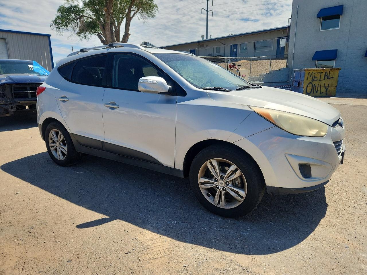 2012 Hyundai Tucson Gls Silver vin: KM8JU3AC2CU521684