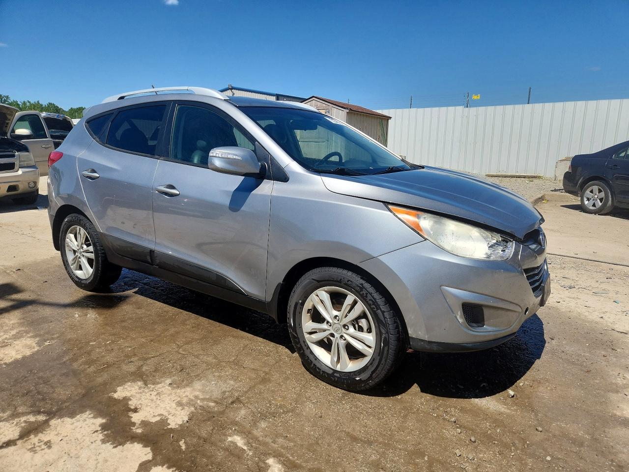 2012 Hyundai Tucson Gls Silver vin: KM8JU3AC2CU523225