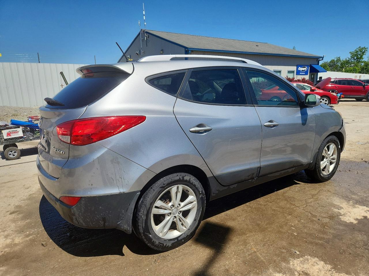2012 Hyundai Tucson Gls Silver vin: KM8JU3AC2CU523225