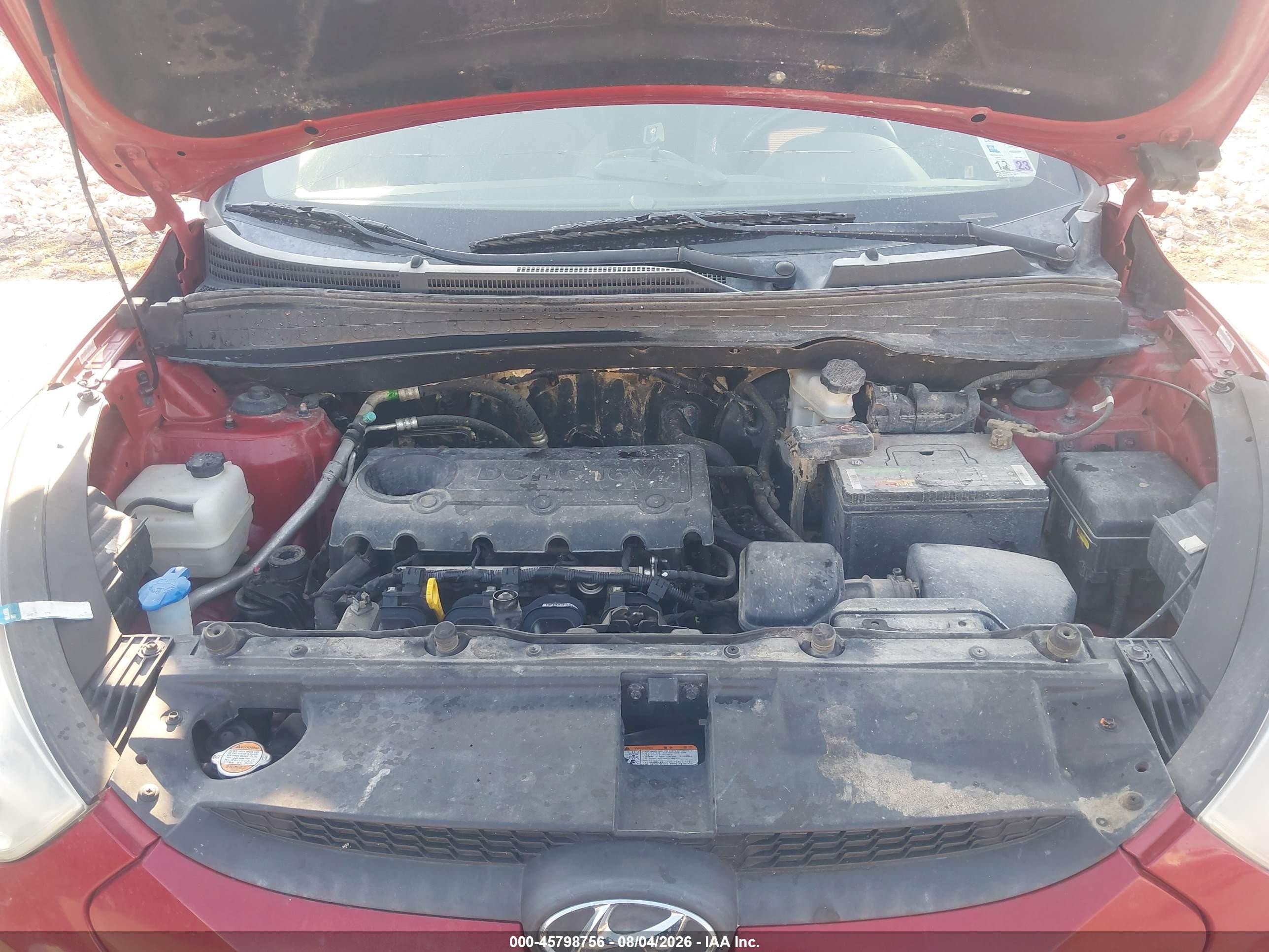 2012 Hyundai Tucson Gls Red vin: KM8JU3AC2CU535021