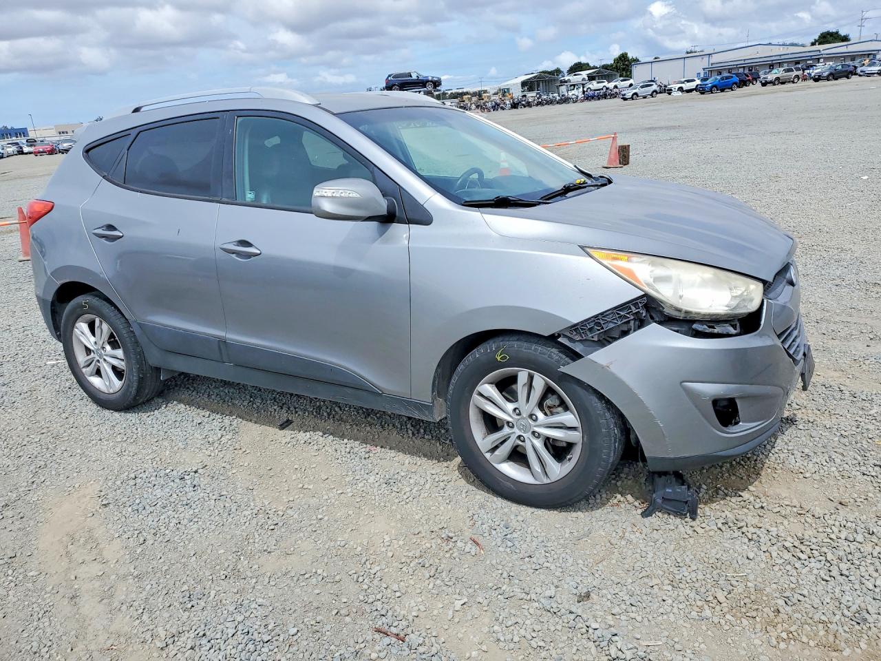 2013 Hyundai Tucson Gls Gray vin: KM8JU3AC2DU556081