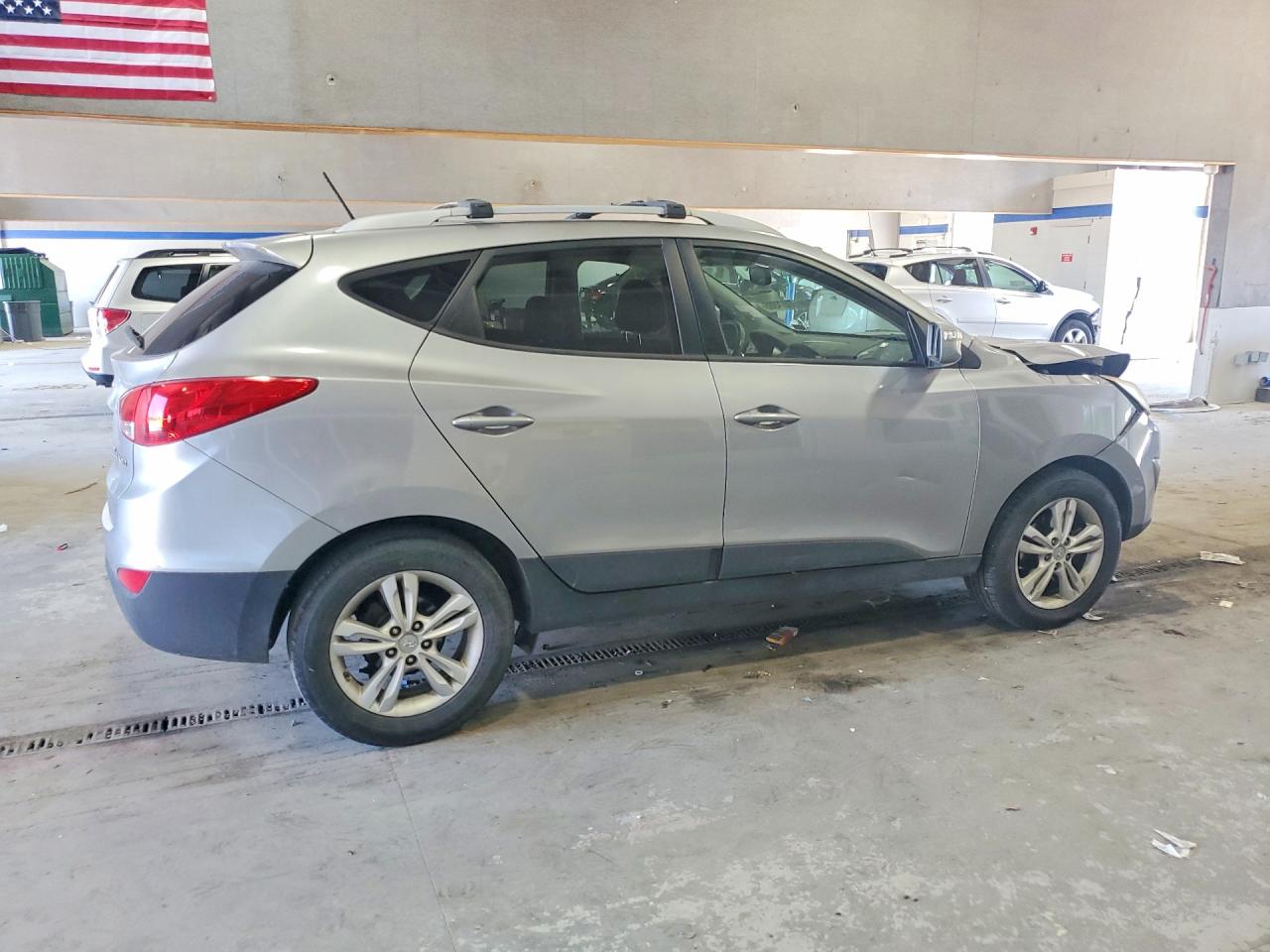 2013 Hyundai Tucson Gls Gray vin: KM8JU3AC2DU591980