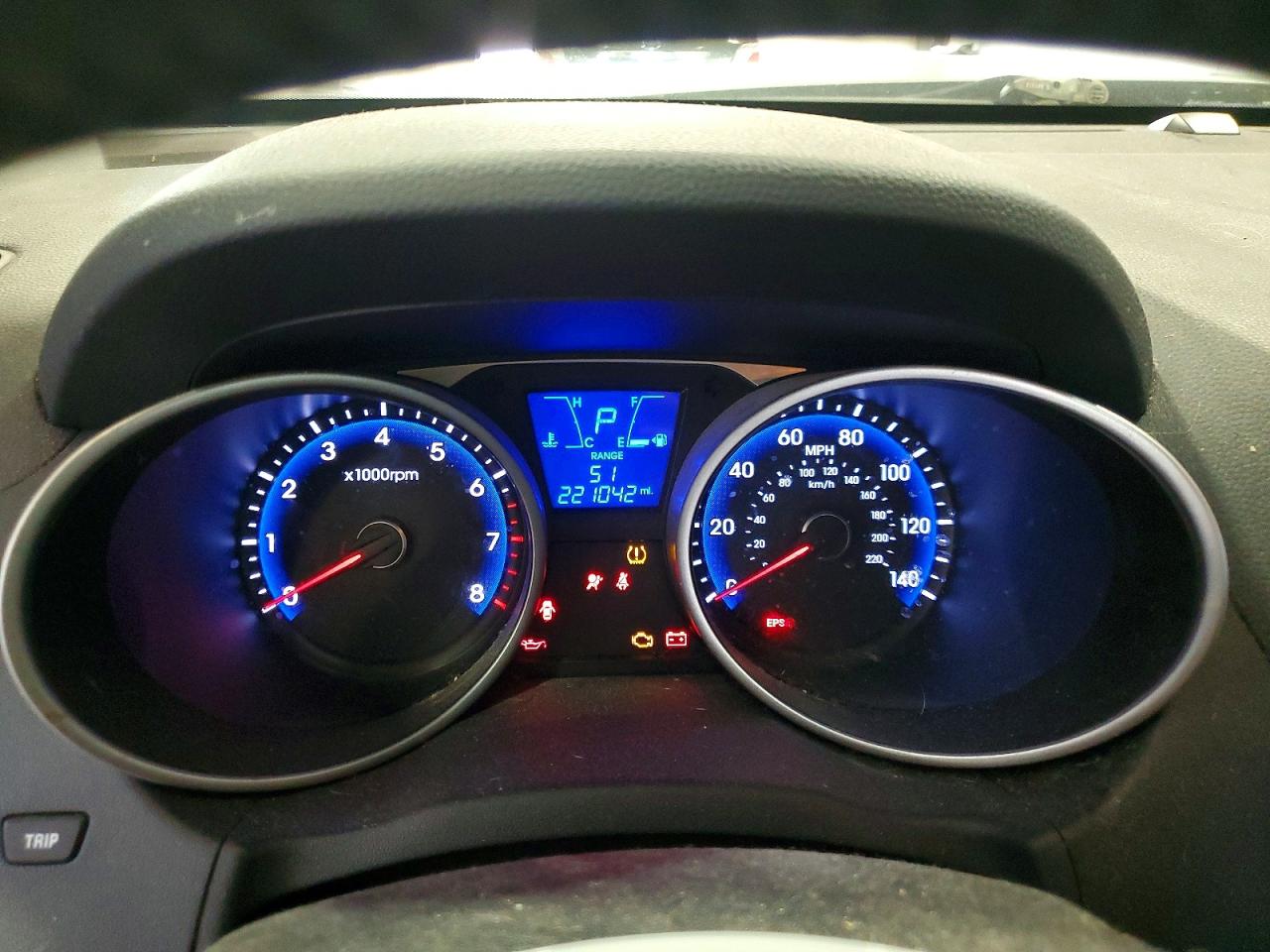 2013 Hyundai Tucson Gls Gray vin: KM8JU3AC2DU591980