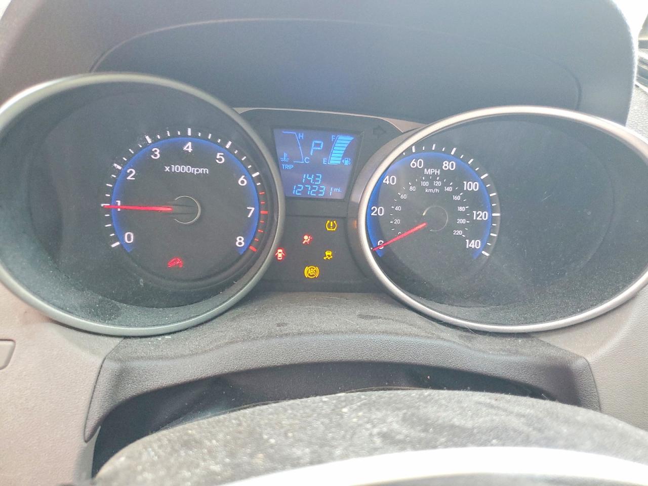 2013 Hyundai Tucson Gls Red vin: KM8JU3AC2DU606011