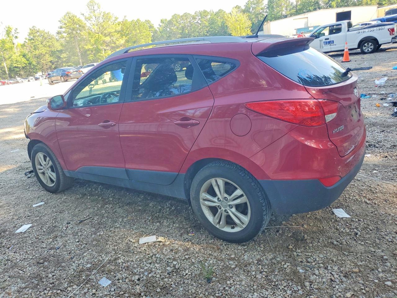 2013 Hyundai Tucson Gls Red vin: KM8JU3AC2DU606011