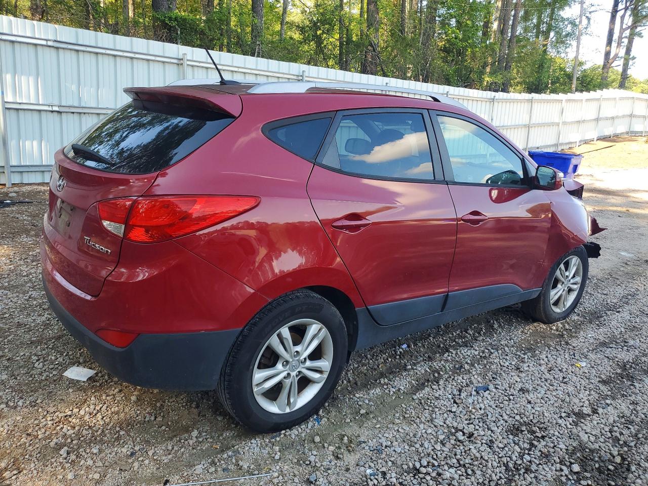 2013 Hyundai Tucson Gls Red vin: KM8JU3AC2DU606011