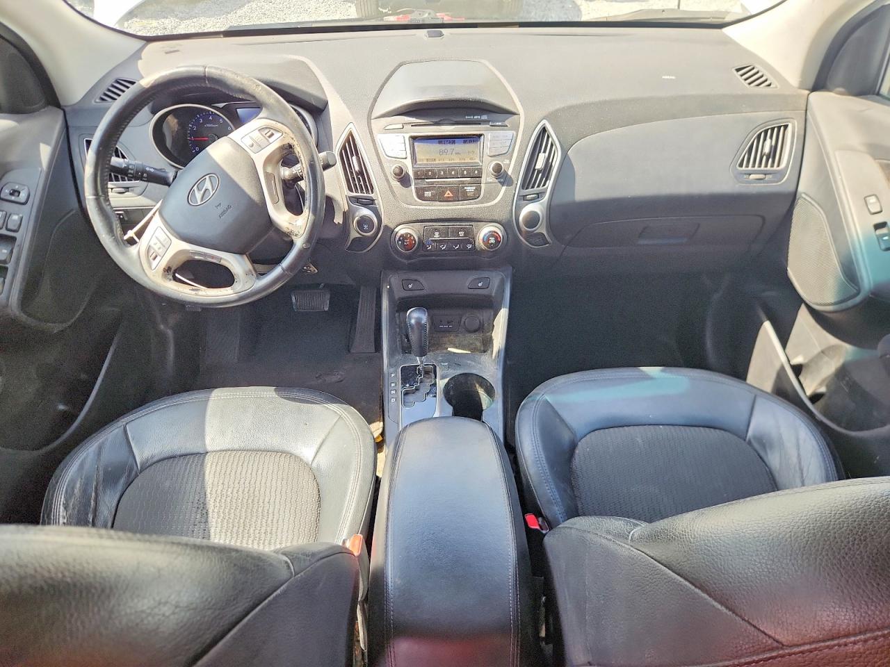 2013 Hyundai Tucson Gls White vin: KM8JU3AC2DU617333