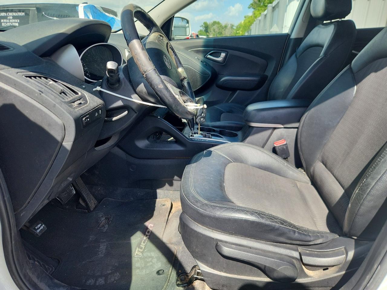 2013 Hyundai Tucson Gls White vin: KM8JU3AC2DU617333