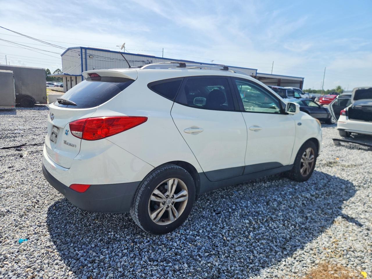 2013 Hyundai Tucson Gls White vin: KM8JU3AC2DU617333