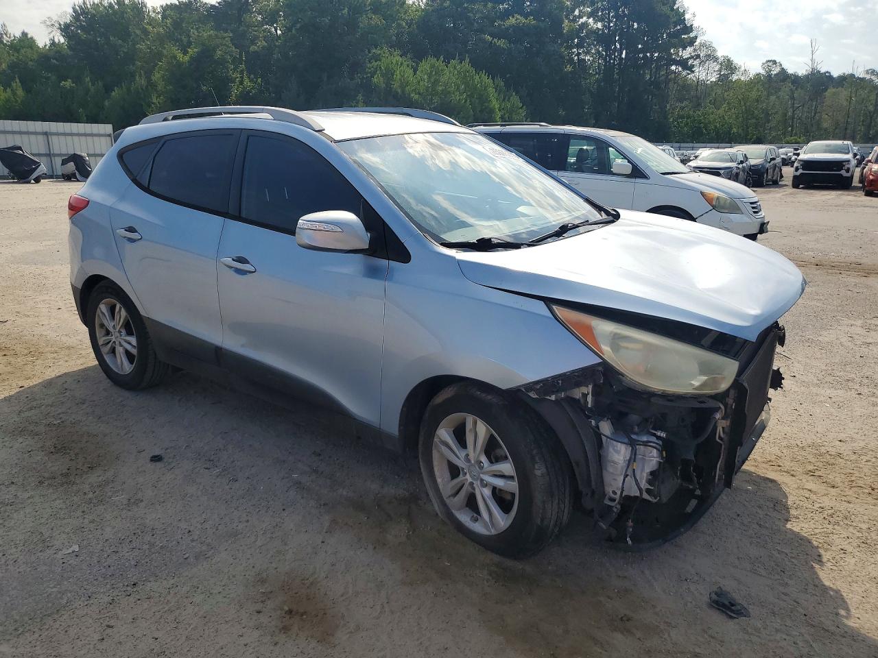 2013 Hyundai Tucson Gls Синий vin: KM8JU3AC2DU638103
