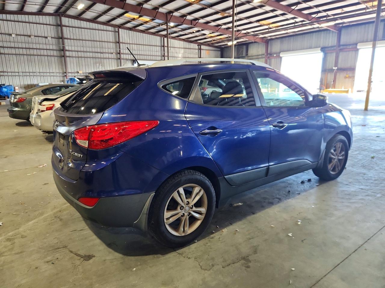2013 Hyundai Tucson Gls Blue vin: KM8JU3AC2DU651031