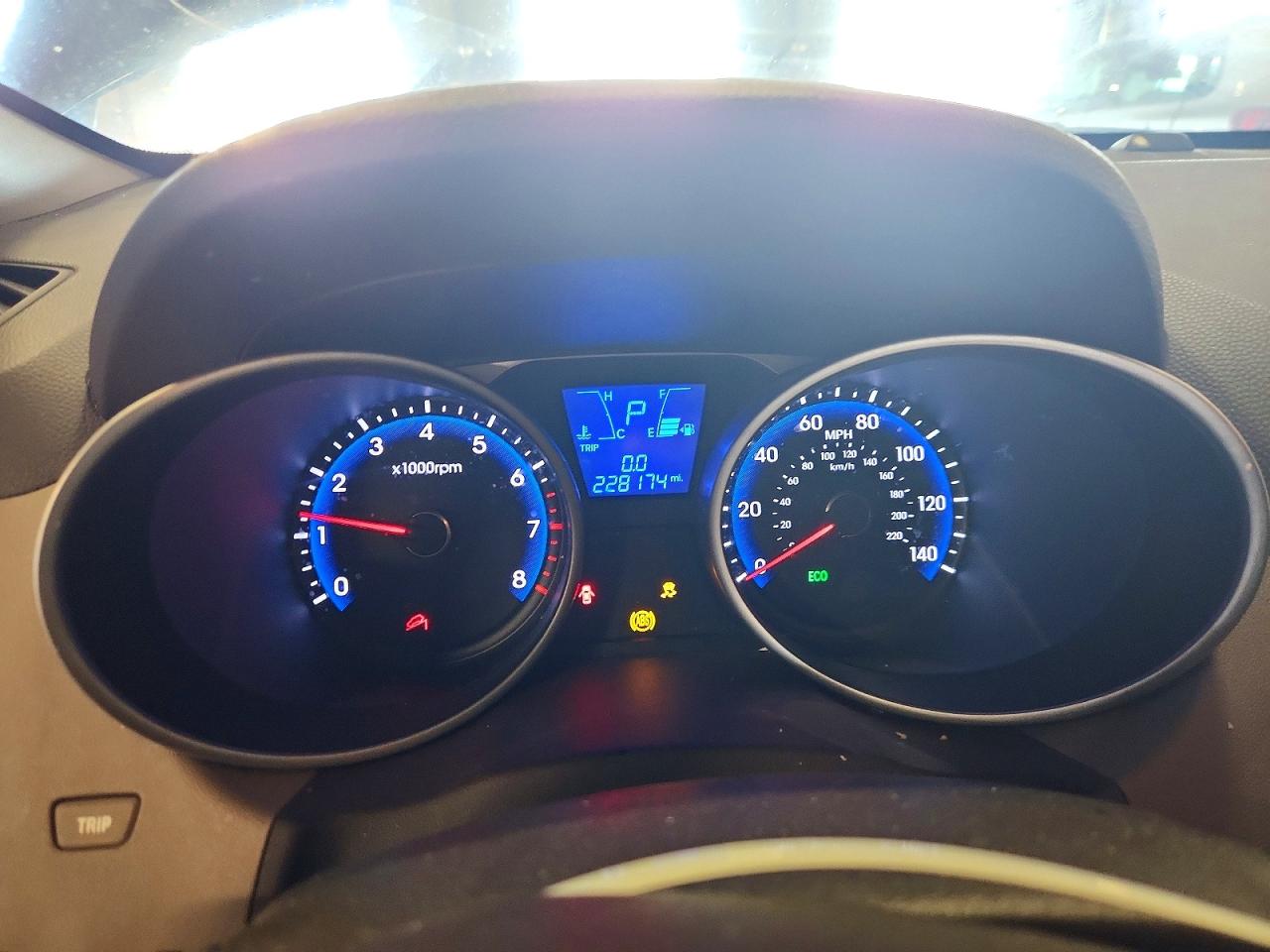2013 Hyundai Tucson Gls Blue vin: KM8JU3AC2DU651031
