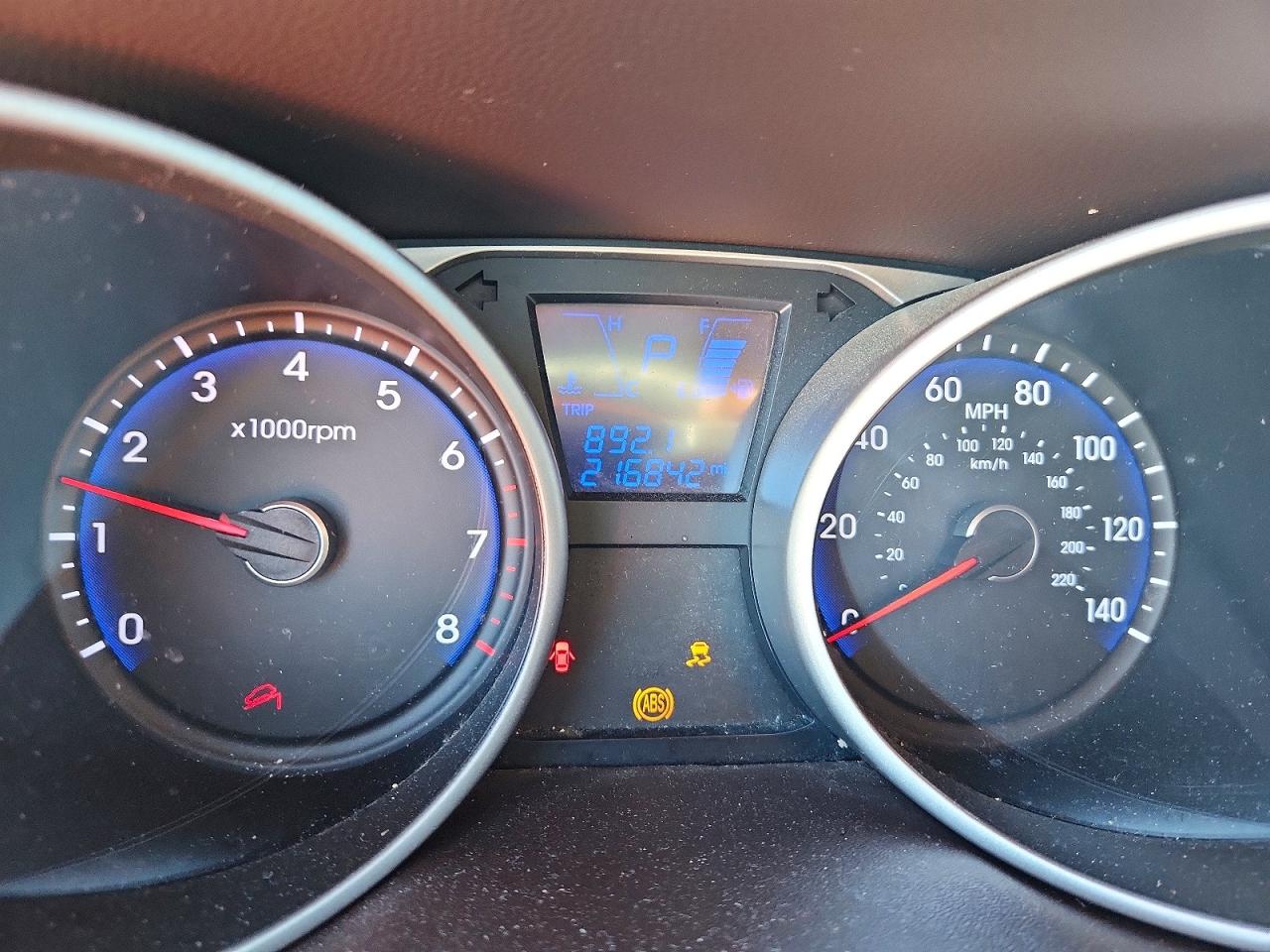 2013 Hyundai Tucson Gls Red vin: KM8JU3AC2DU672431