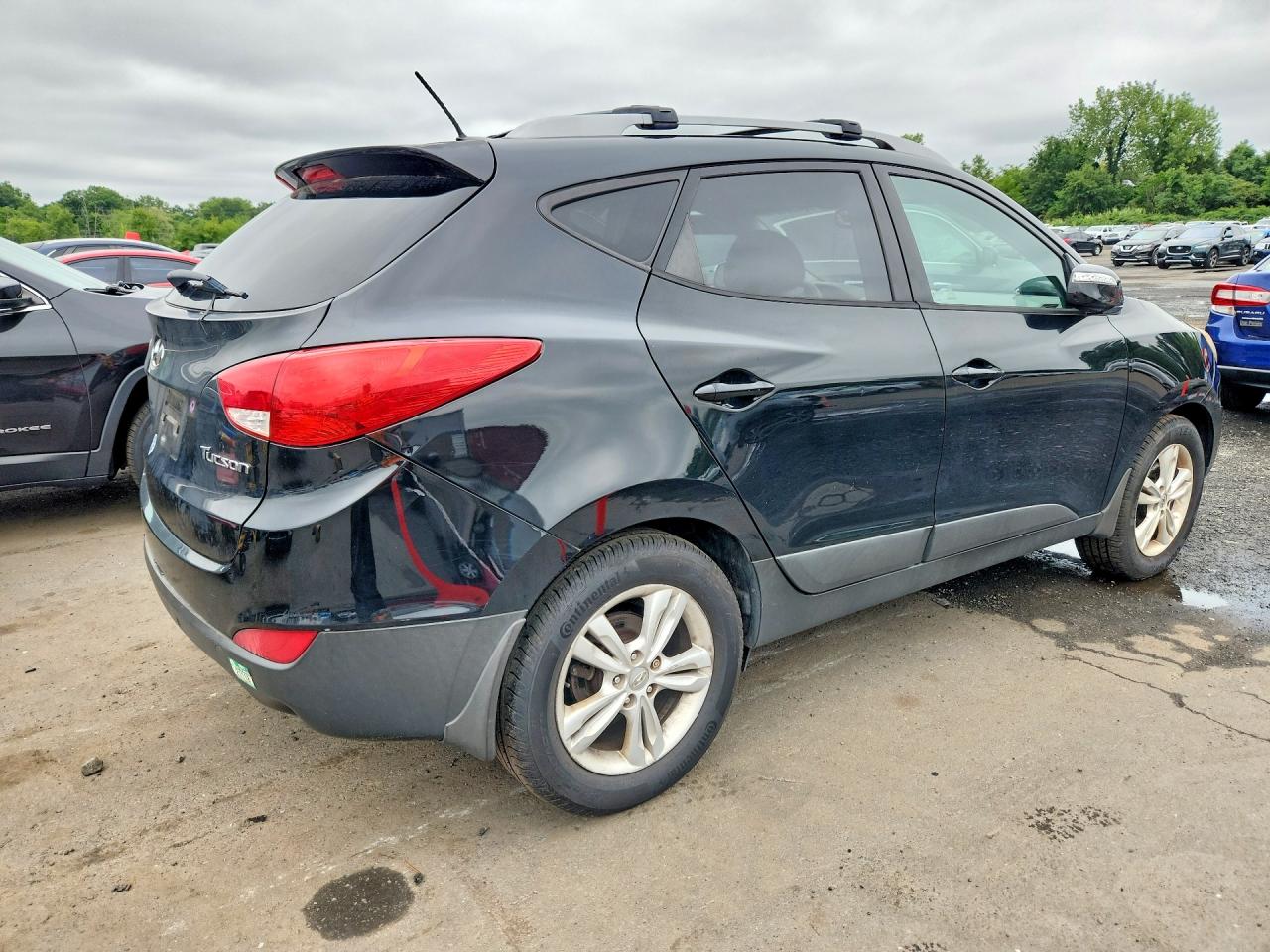 2013 Hyundai Tucson Gls Black vin: KM8JU3AC2DU684241