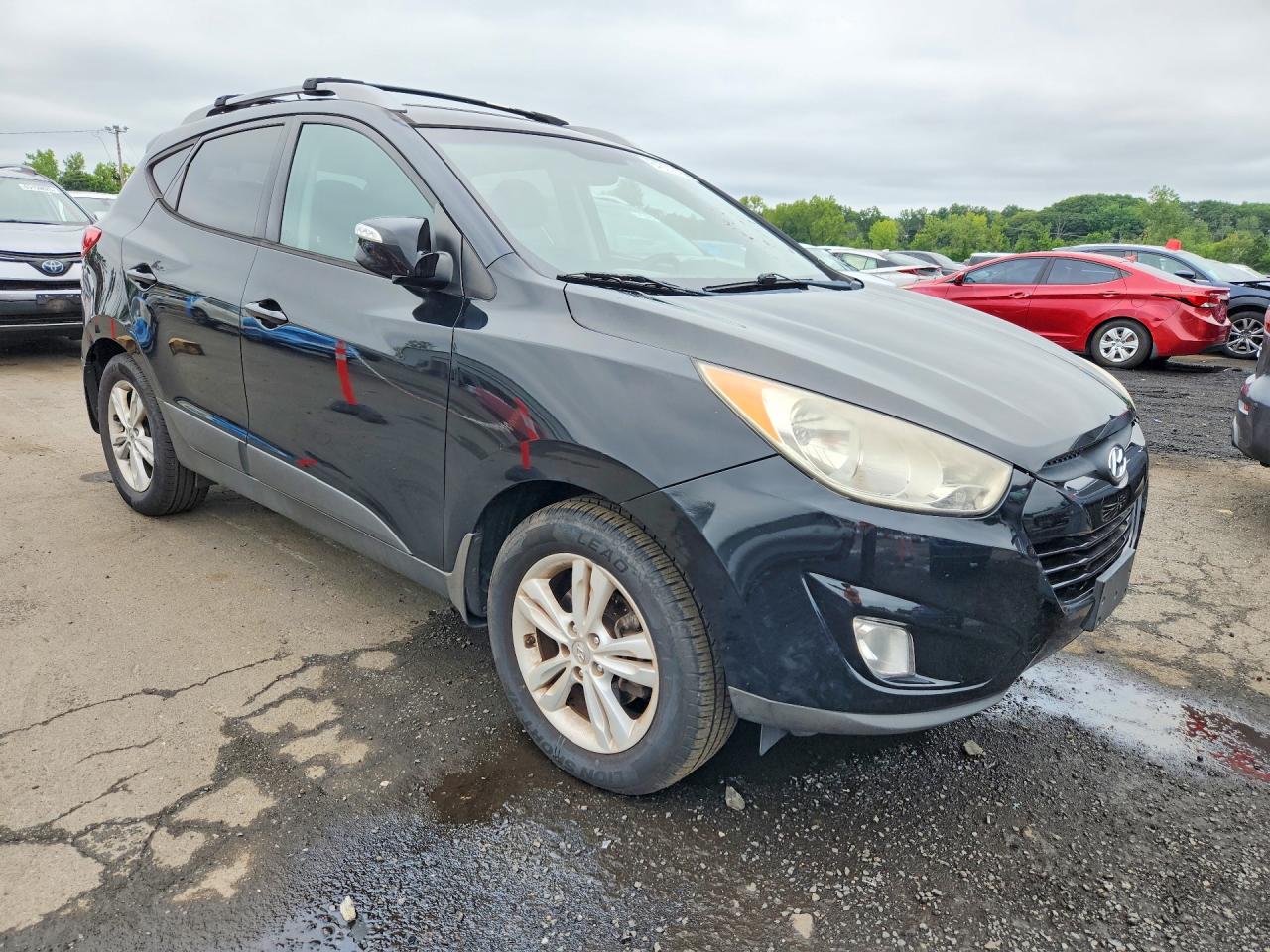 2013 Hyundai Tucson Gls Black vin: KM8JU3AC2DU684241