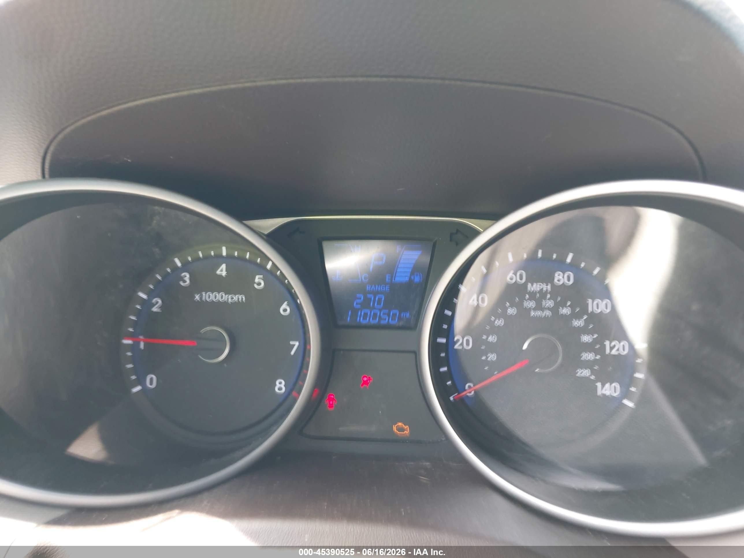 2013 Hyundai Tucson Gls Light Blue vin: KM8JU3AC2DU688824