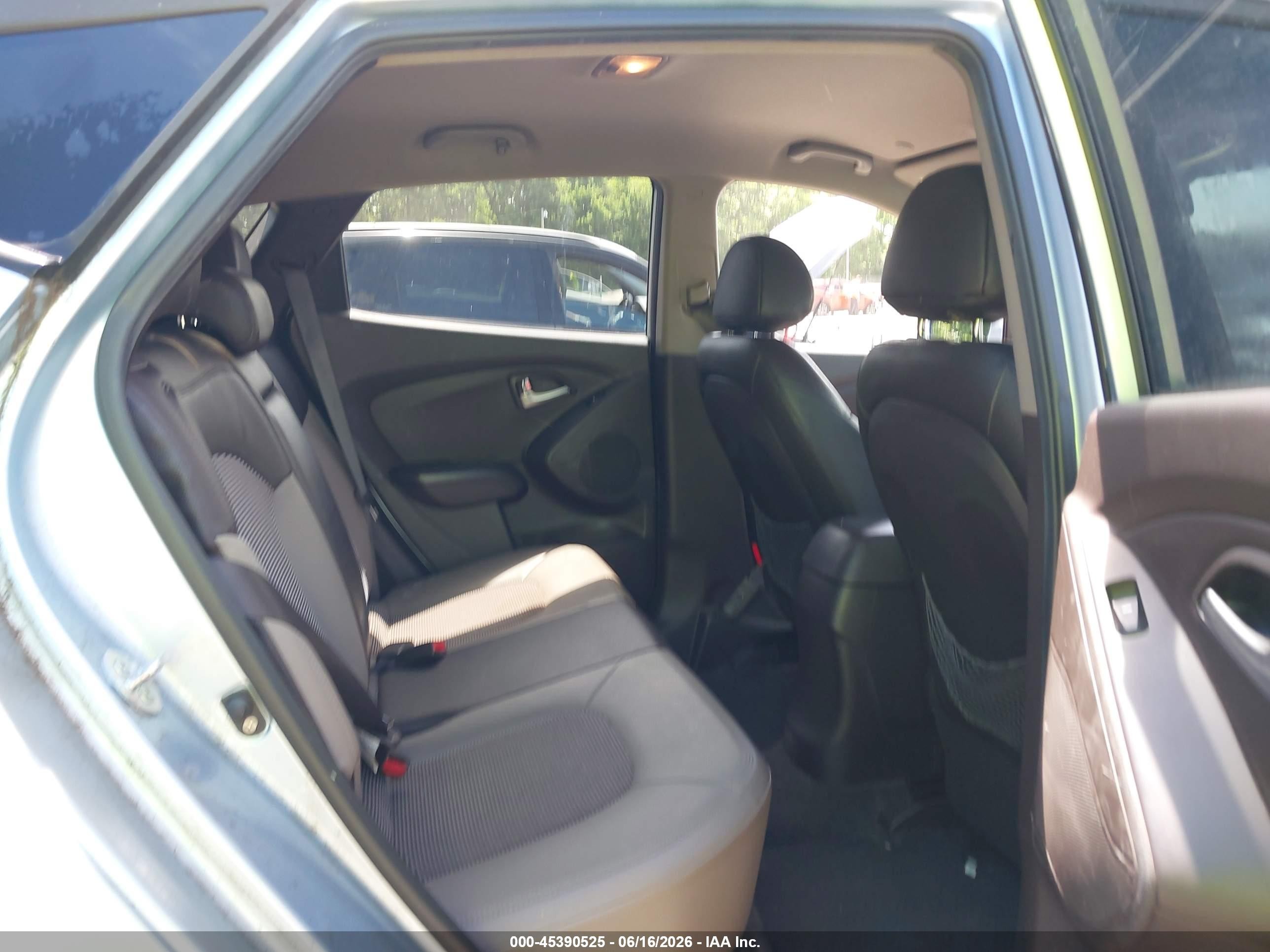 2013 Hyundai Tucson Gls Light Blue vin: KM8JU3AC2DU688824