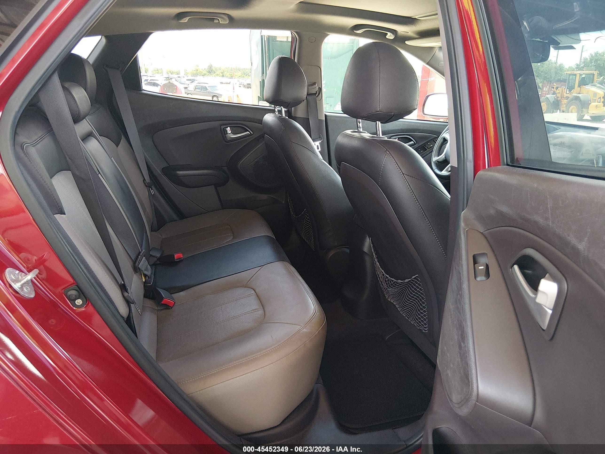 2013 Hyundai Tucson Limited Red vin: KM8JU3AC2DU695241