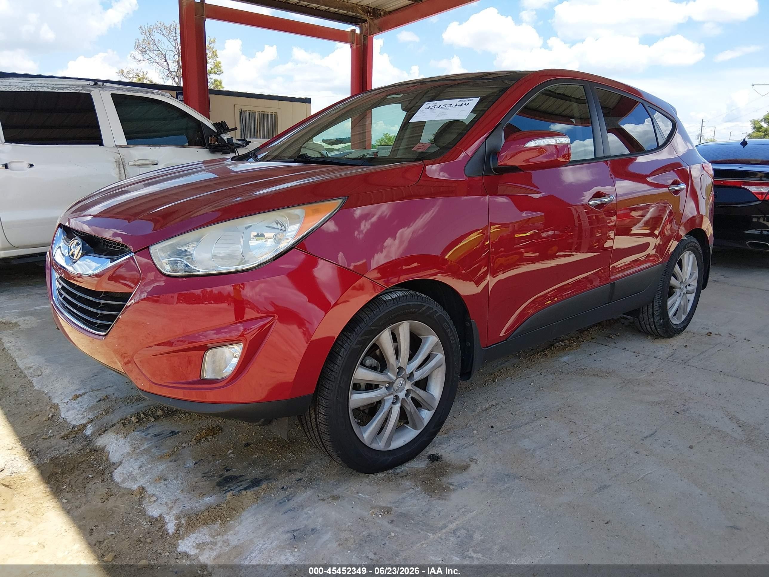 2013 Hyundai Tucson Limited Red vin: KM8JU3AC2DU695241