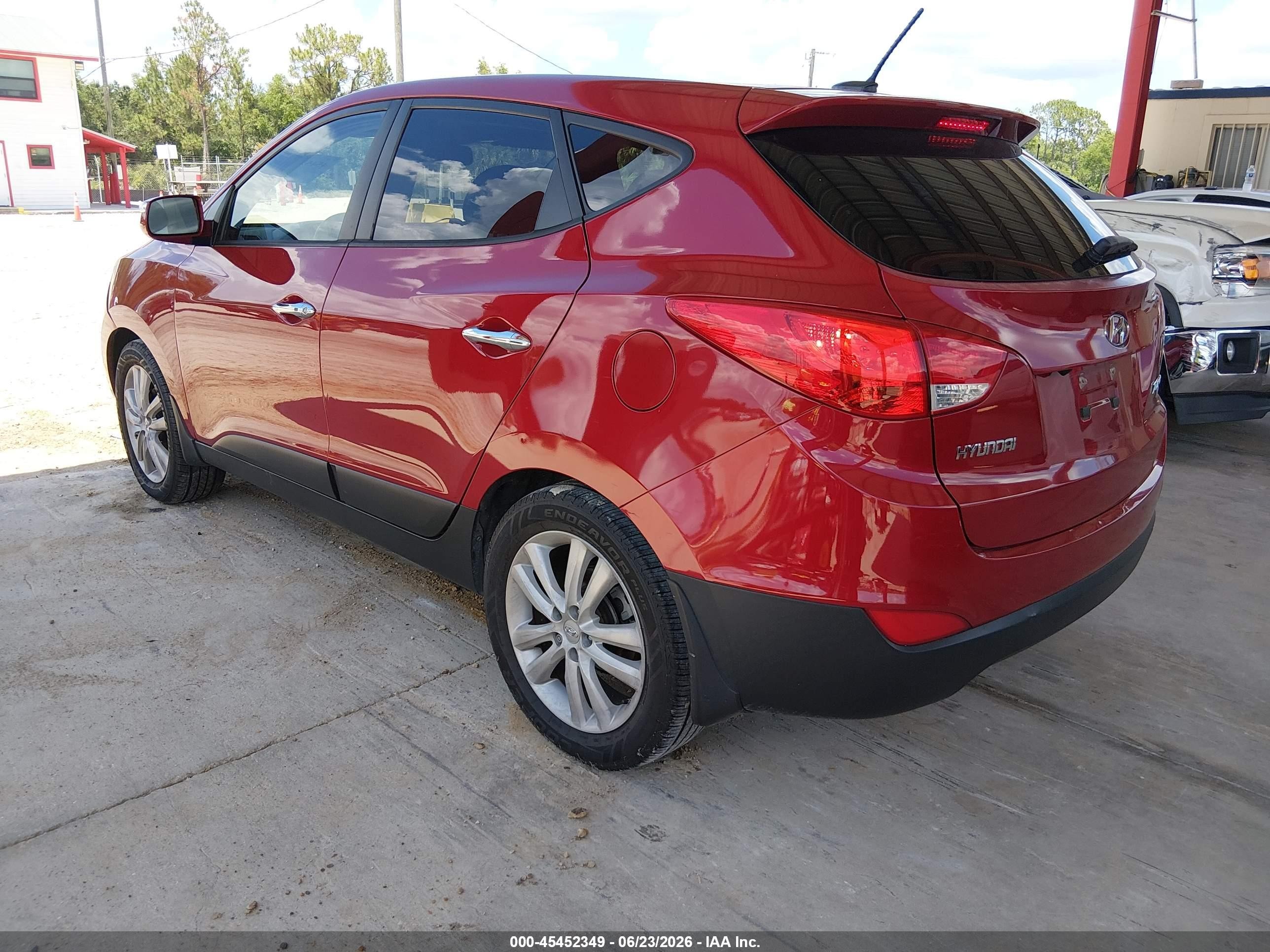 2013 Hyundai Tucson Limited Red vin: KM8JU3AC2DU695241