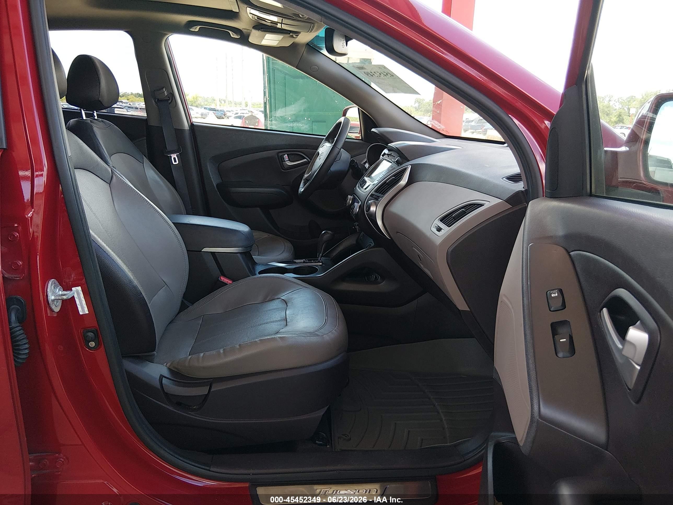 2013 Hyundai Tucson Limited Red vin: KM8JU3AC2DU695241