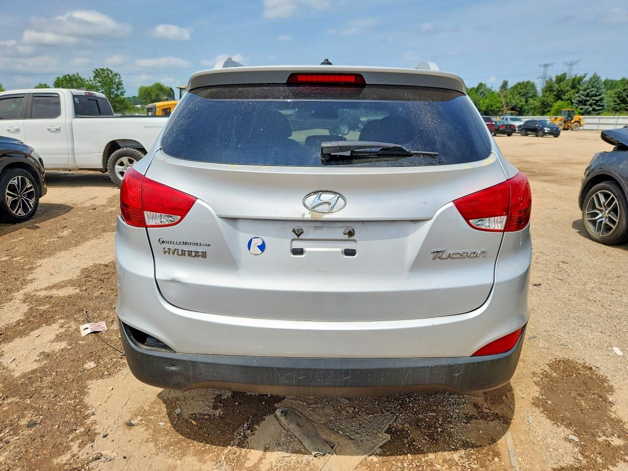 2013 Hyundai Tucson Gls Серебряный vin: KM8JU3AC2DU698172