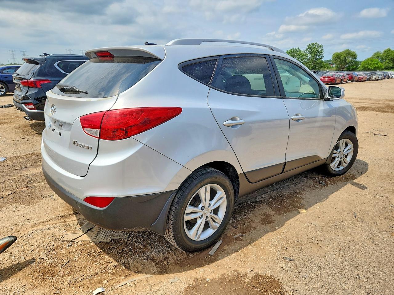 2013 Hyundai Tucson Gls Серебряный vin: KM8JU3AC2DU698172