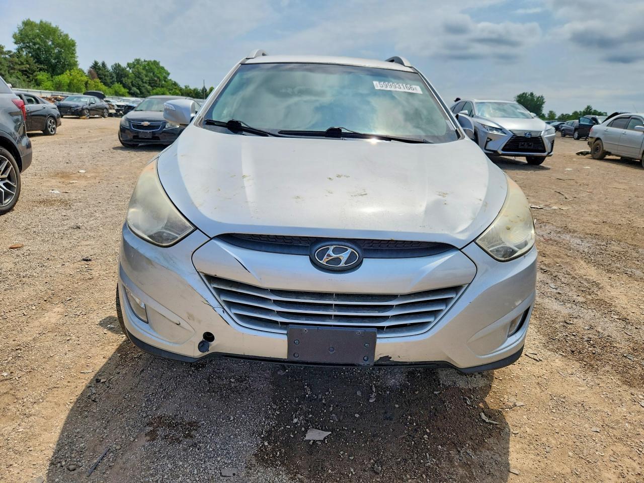 2013 Hyundai Tucson Gls Серебряный vin: KM8JU3AC2DU698172