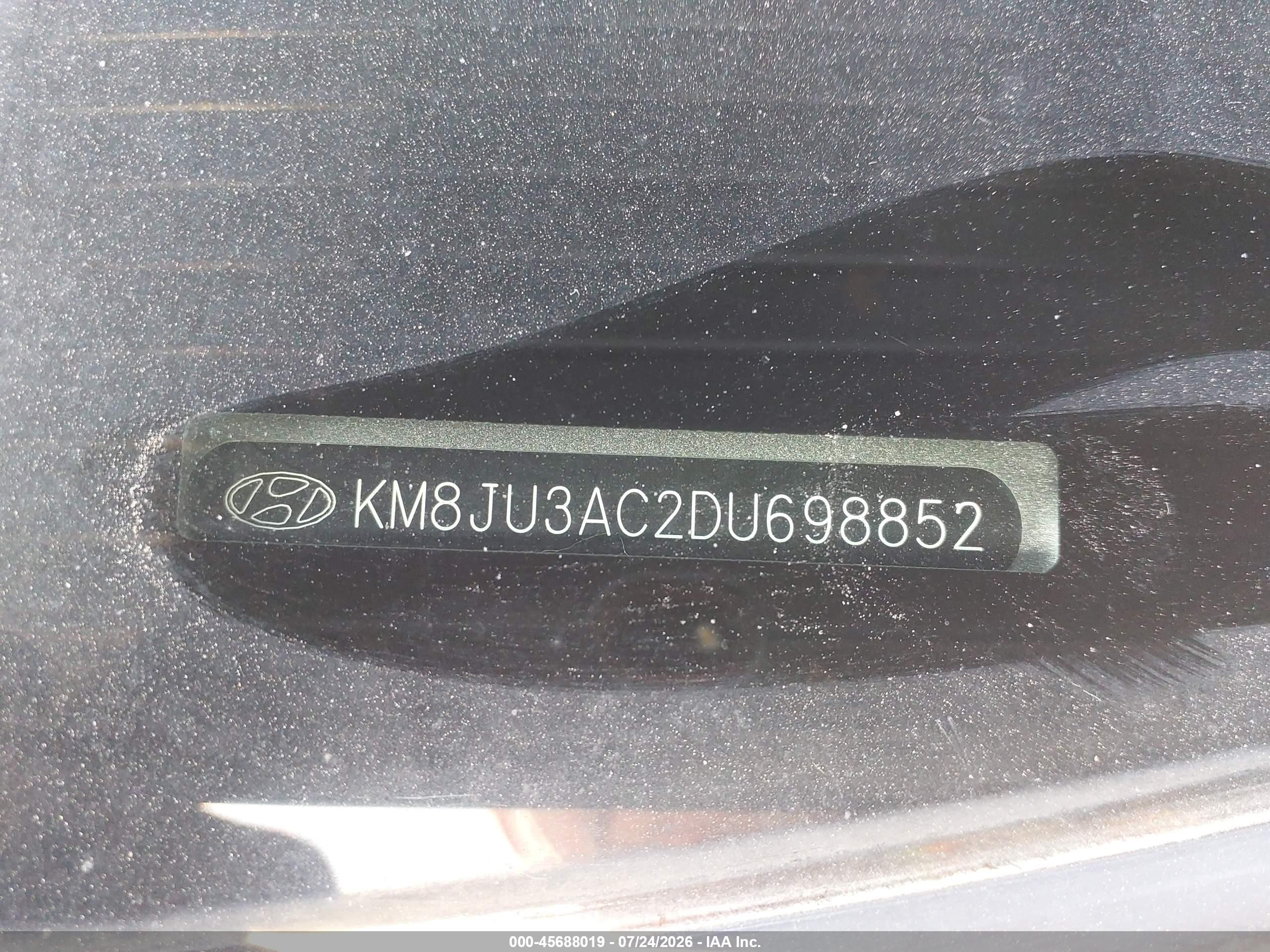 2013 Hyundai Tucson Gls Silver vin: KM8JU3AC2DU698852
