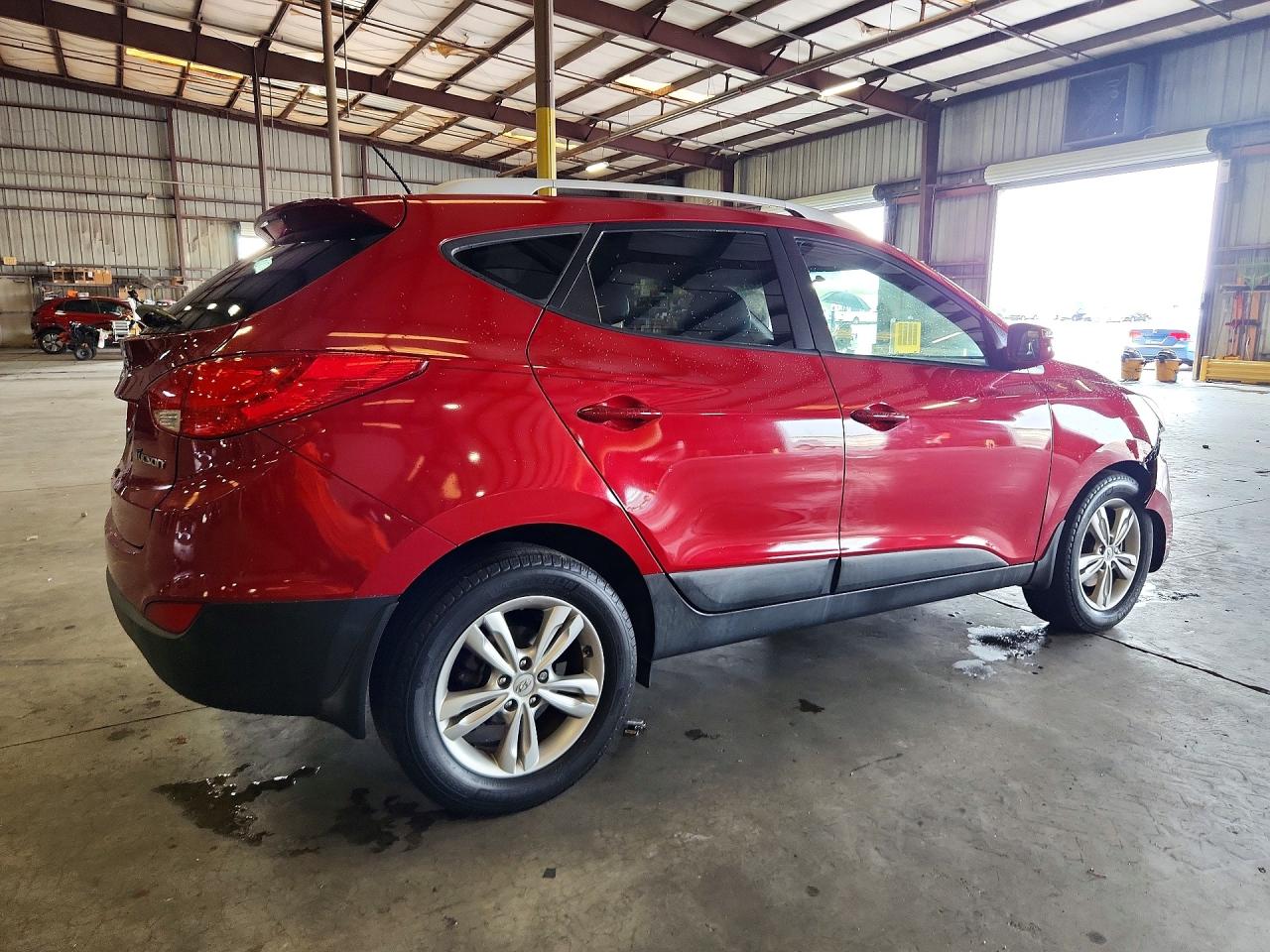 2013 Hyundai Tucson Gls Red vin: KM8JU3AC2DU707498