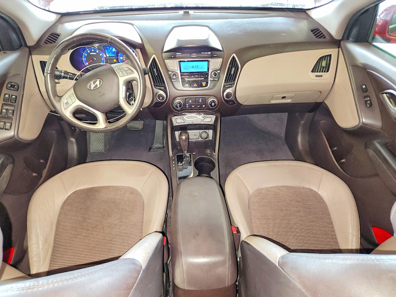 2013 Hyundai Tucson Gls Red vin: KM8JU3AC2DU707498