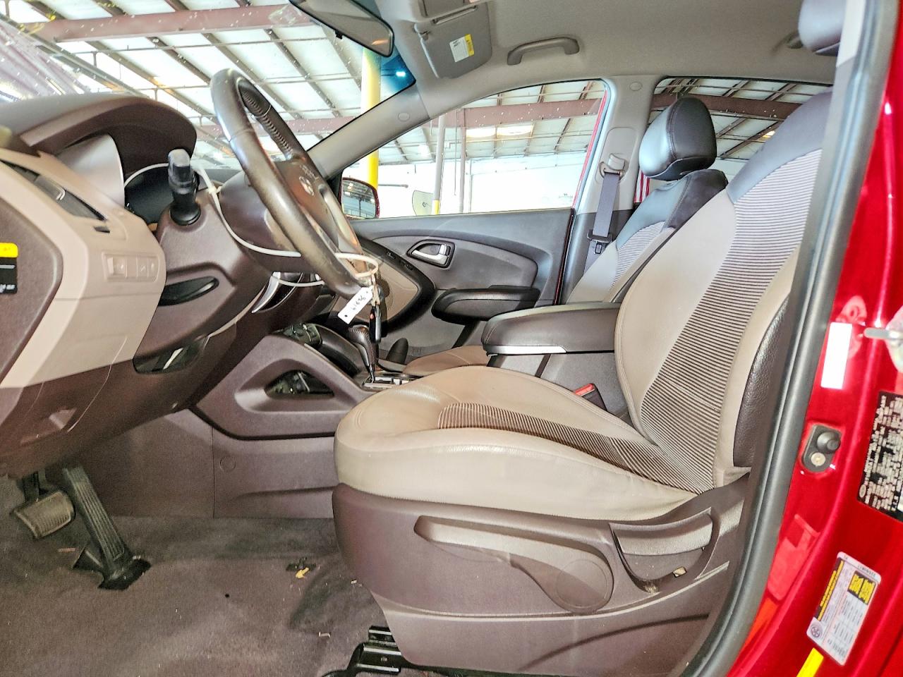 2013 Hyundai Tucson Gls Red vin: KM8JU3AC2DU707498