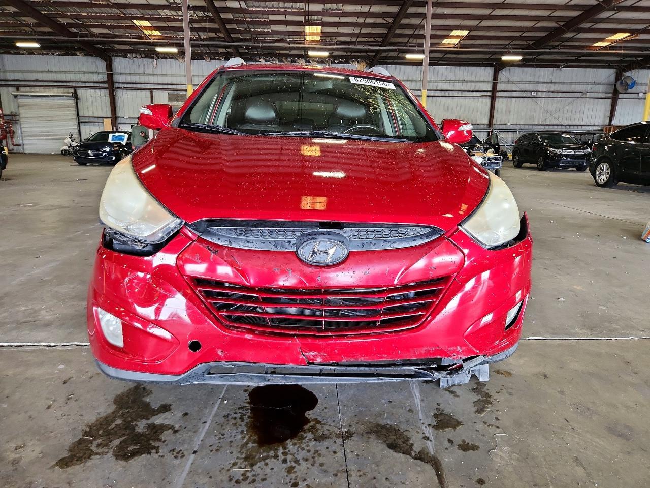 2013 Hyundai Tucson Gls Red vin: KM8JU3AC2DU707498