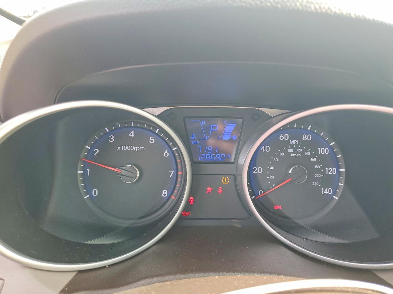 2013 Hyundai Tucson Gls Red vin: KM8JU3AC2DU707498