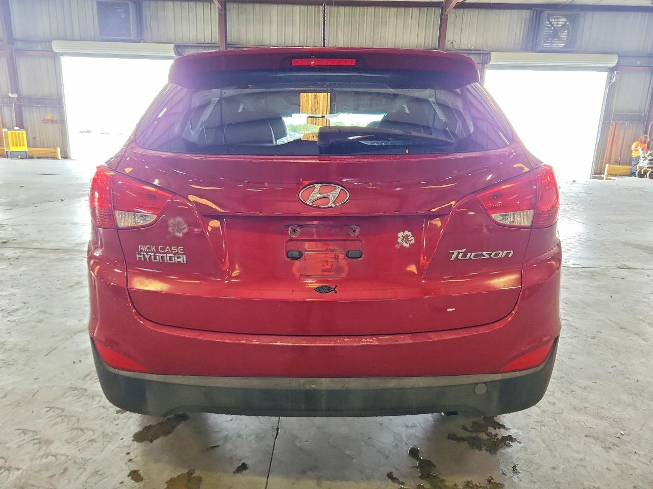 2013 Hyundai Tucson Gls Red vin: KM8JU3AC2DU707498