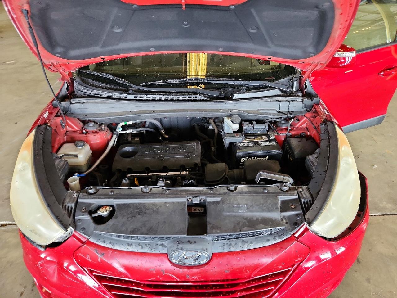 2013 Hyundai Tucson Gls Red vin: KM8JU3AC2DU707498