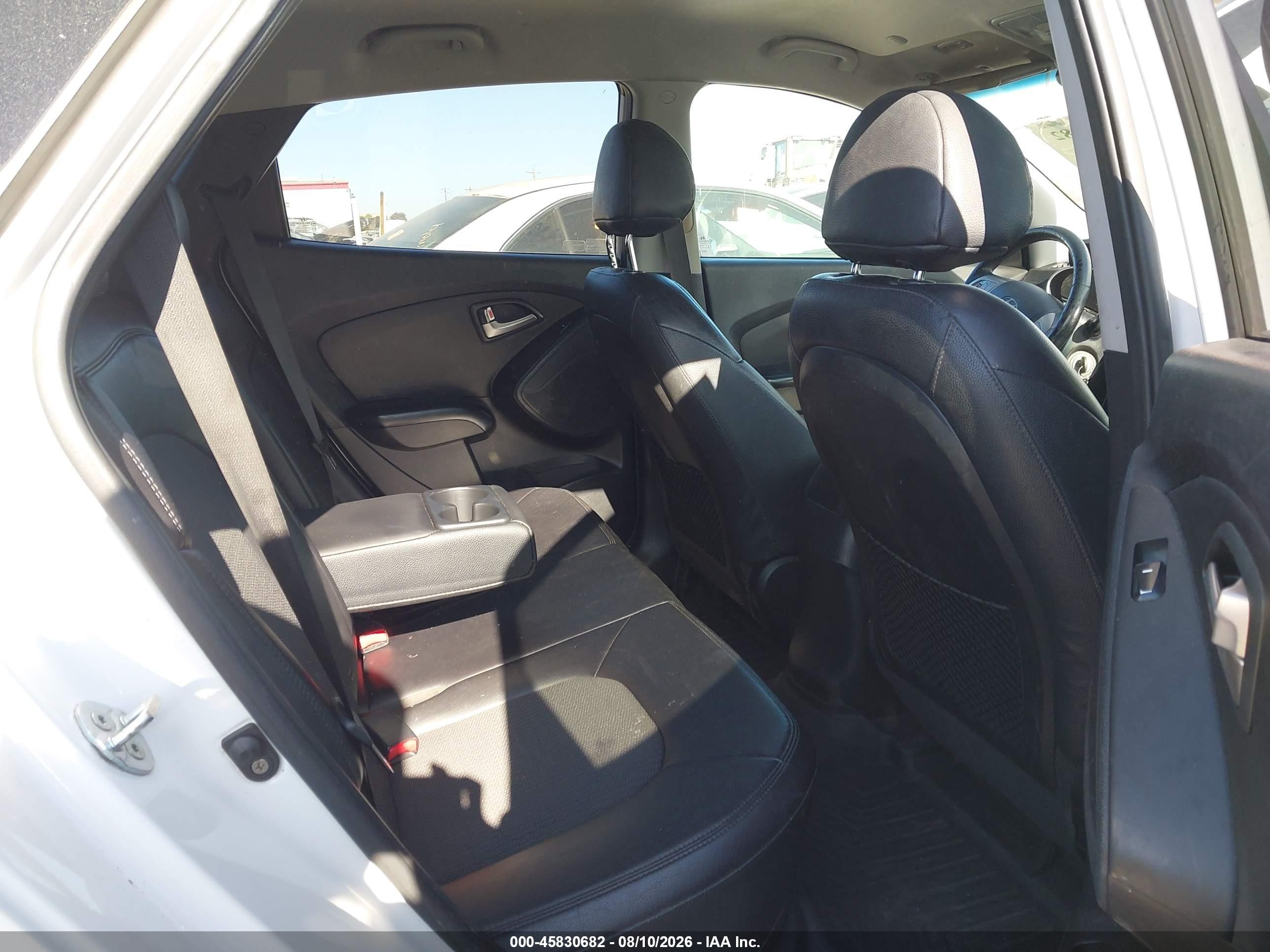 2013 Hyundai Tucson Gls White vin: KM8JU3AC2DU753901