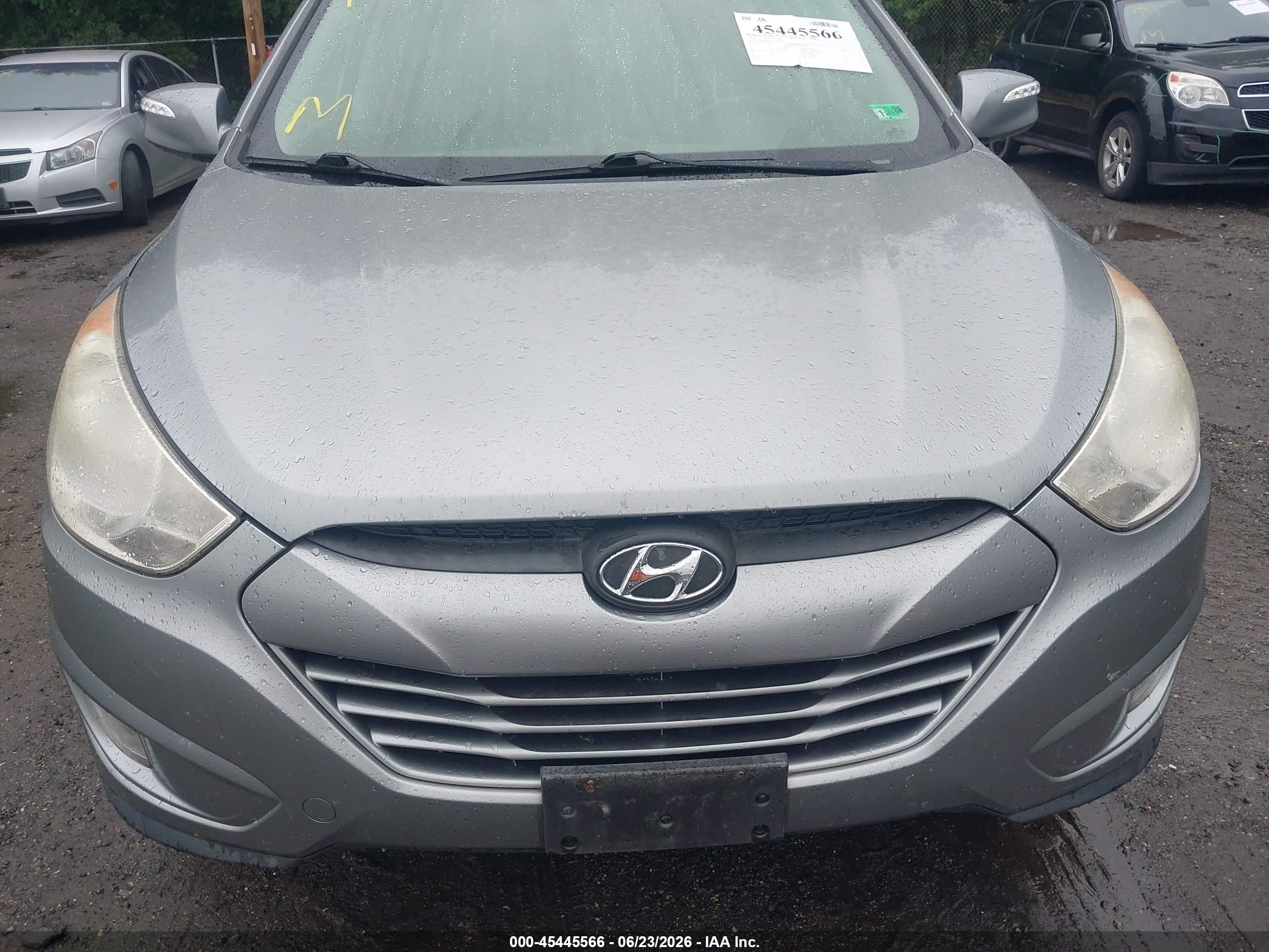 2013 Hyundai Tucson Gls Серебряный vin: KM8JU3AC2DU760184