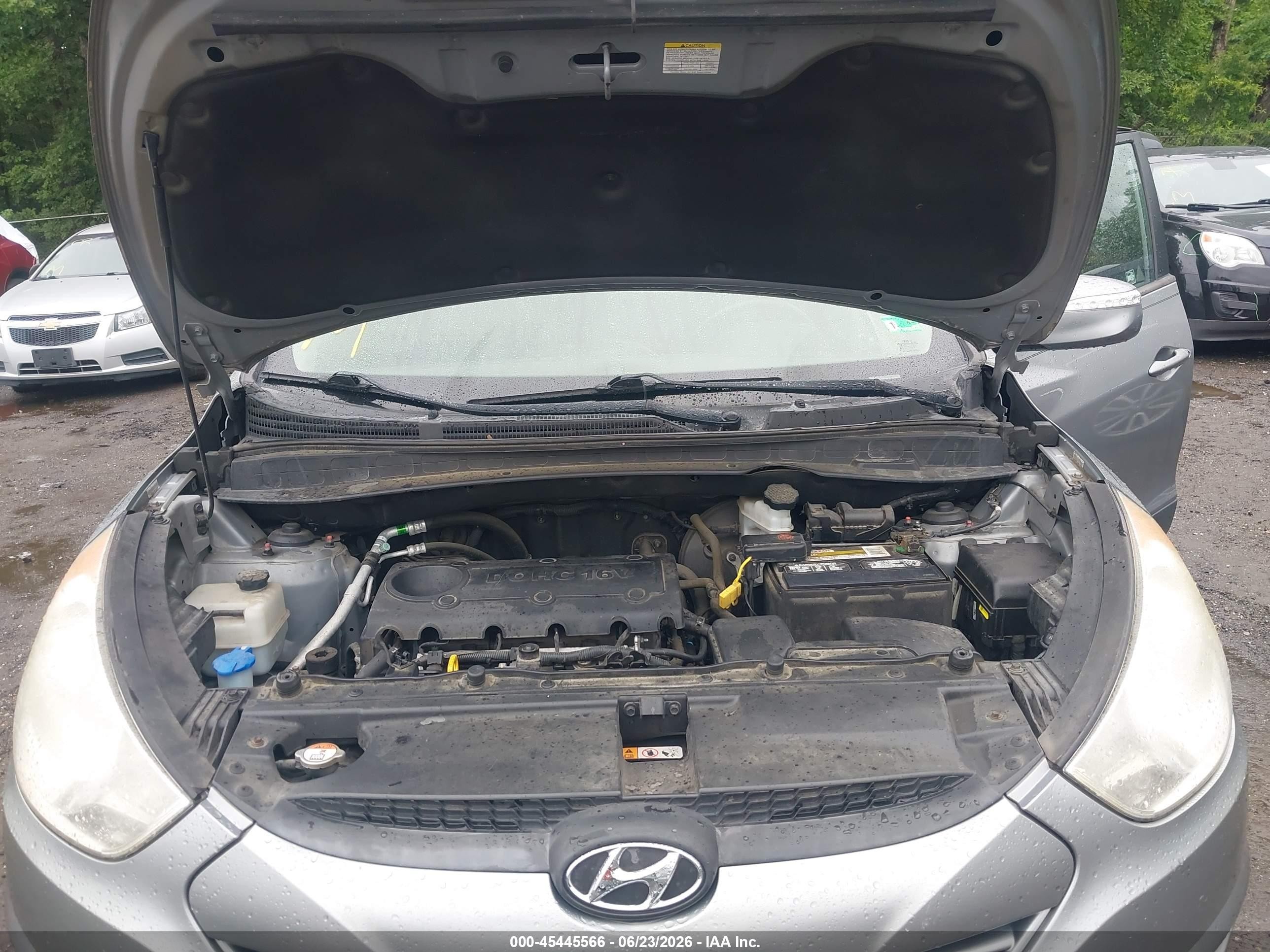2013 Hyundai Tucson Gls Серебряный vin: KM8JU3AC2DU760184
