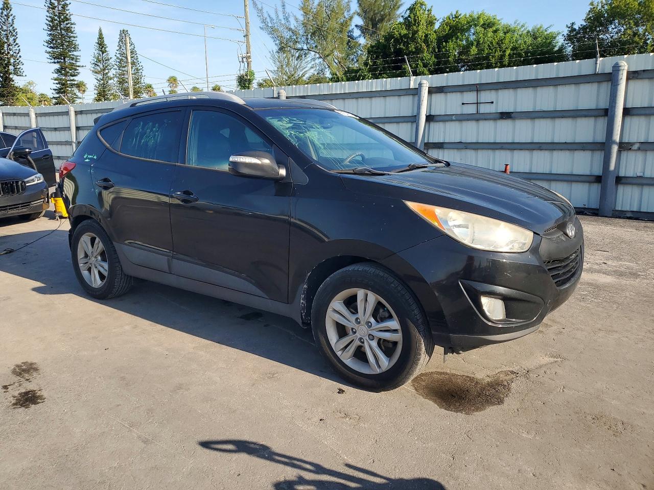 2013 Hyundai Tucson Gls Black vin: KM8JU3AC2DU766776