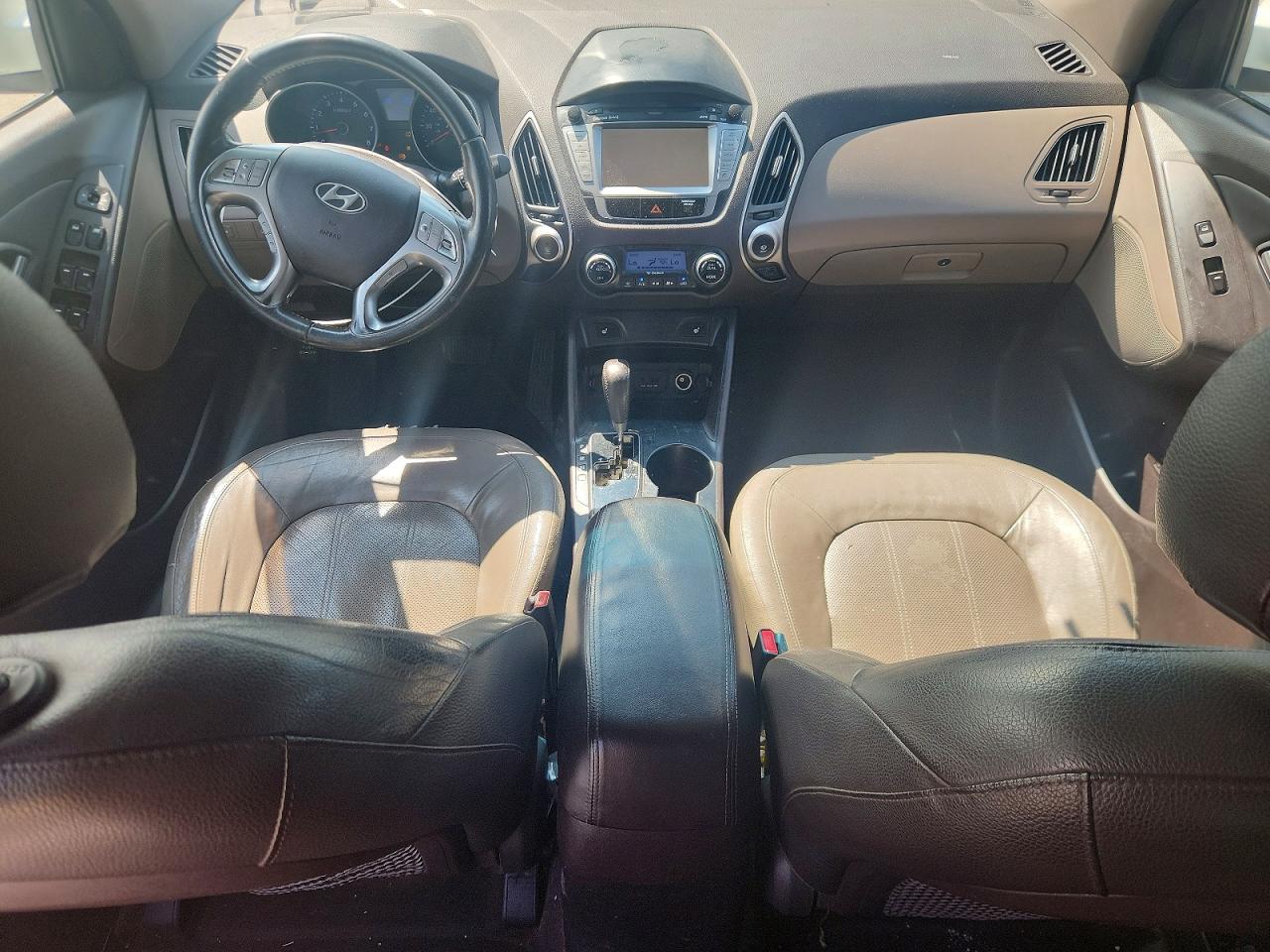 2010 Hyundai Tucson Limited White vin: KM8JU3AC3AU021692