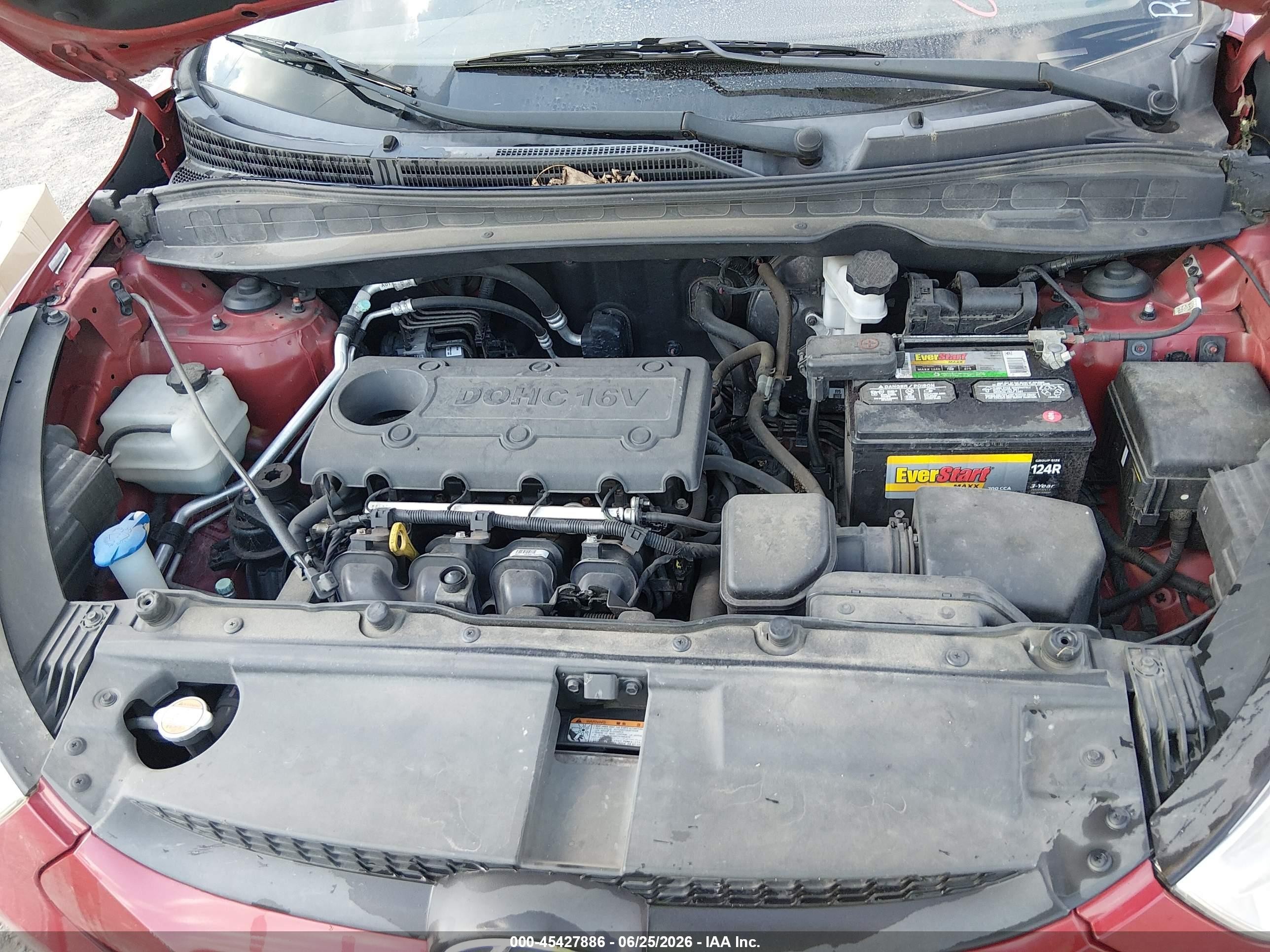 2010 Hyundai Tucson Gls Red vin: KM8JU3AC3AU098482
