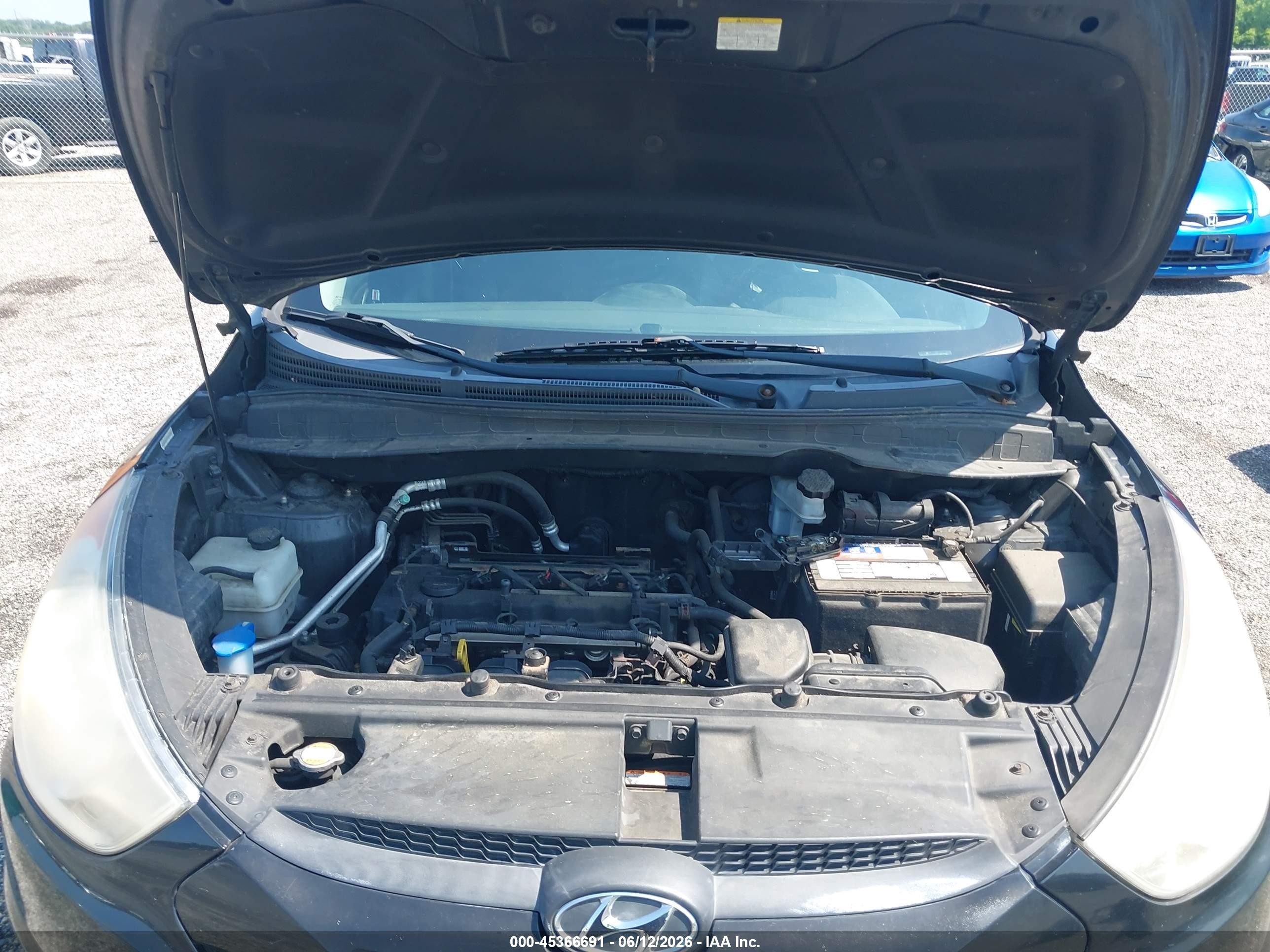 2011 Hyundai Tucson Gls Black vin: KM8JU3AC3BU128274