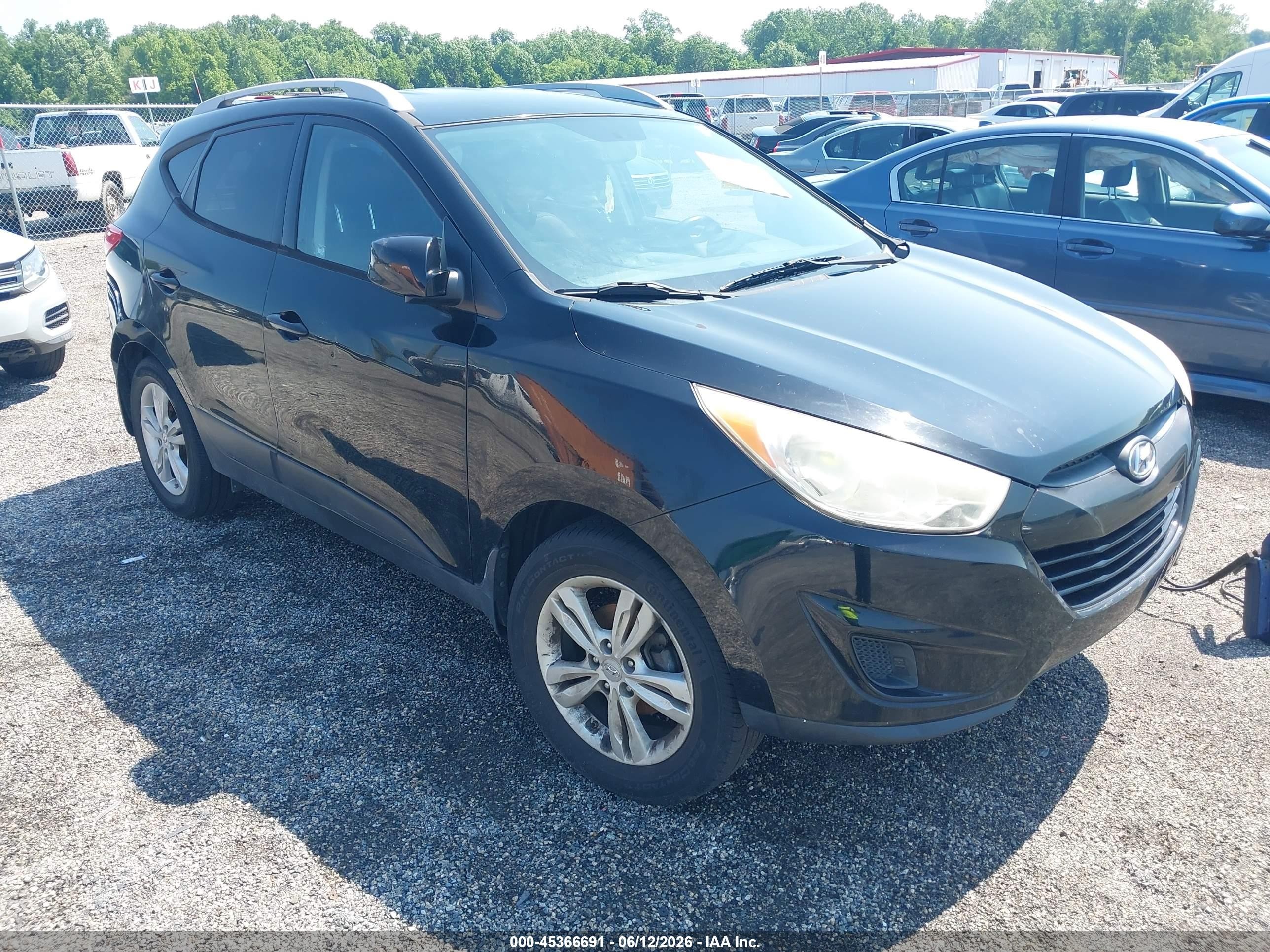 2011 Hyundai Tucson Gls Black vin: KM8JU3AC3BU128274